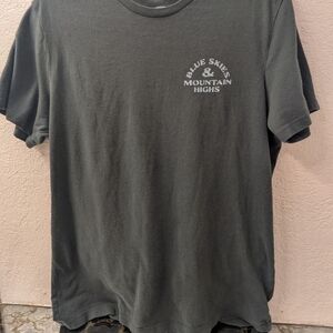 Men's Grey Blue T-Shirt